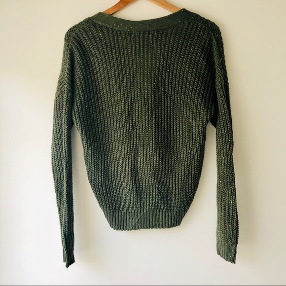 Ultra flirt Cardigan sweater green size XS - Picture 3 of 7